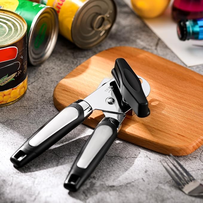 Gisafai 20 Pcs Manual Can Opener Bulk with Sharp Blade Smooth Edge Multifunctional Kitchen Gadget Handheld Openers Large Handheld Knob Can and Bottle Animals for Dorm Kitchen Essentials Gifts