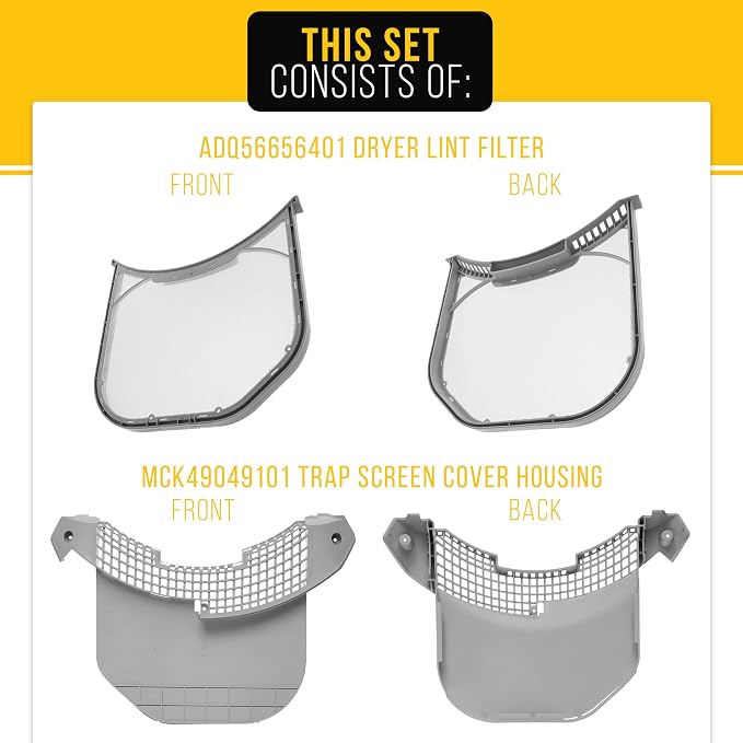 Dryer Lint Filter & Screen Housing for Kenmore 796.81472210