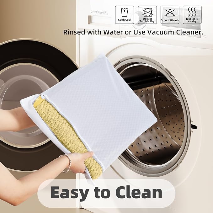 TYUU Bathroom Rugs Non Slip Washable, Super Absorbent Thin Bath Mat Small Quick Dry Low Pile Bathroom Rug, Yellow 20"x30"