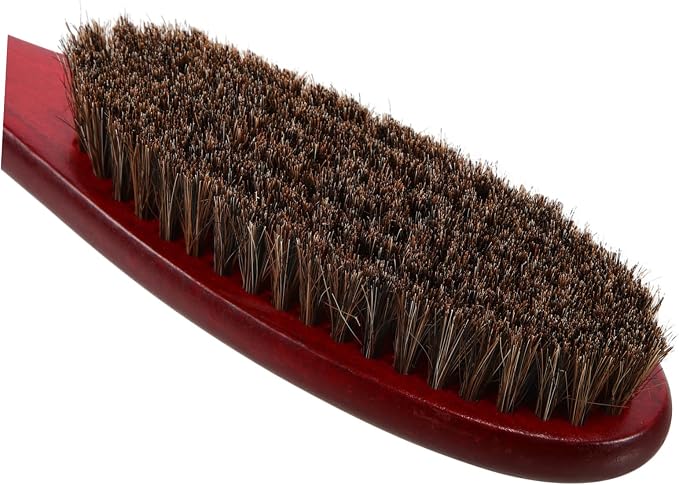 NOLITOY 5pcs Handle Horsehair Cleaning Brush for Shoes Clothing and Laundry Versatile Scrub Brush Lightweight Design for Daily Use