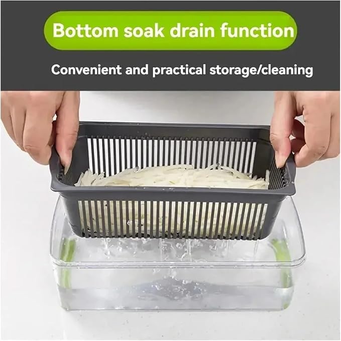 16-in-1 Vegetable Chopper Set Slicer Dicer Grater Egg Separator Peeler Kitchen
