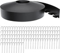 Landscape Edging 4 Inch Tall 100FT with 110Pcs Metal Spikes, Plastic Garden Edging Border Landscape Edging Border Lawn Edging for Landscaping, Flower Bed, Yard