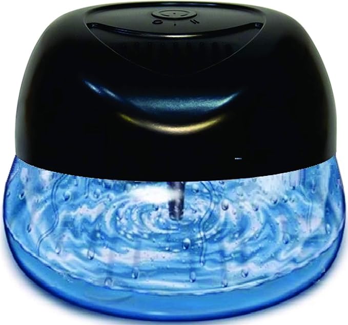 Bluonics Fresh Aire Water Air Washer, Water-Based Air Revitalizer & Room Freshener with 7-Color LED Night Light and Relaxing White Noise for Home, Bedroom, Office