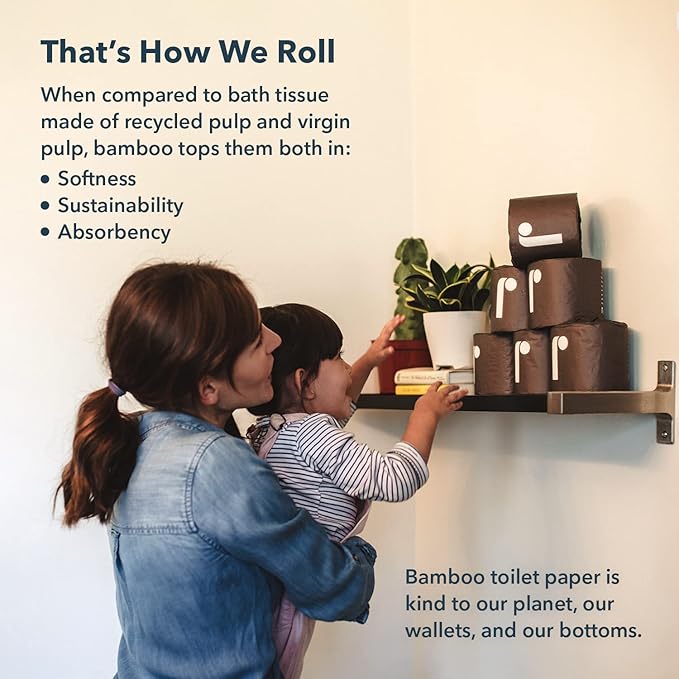 Reel, Tree-Free, 100% Bamboo Toilet Paper (Box of 24)