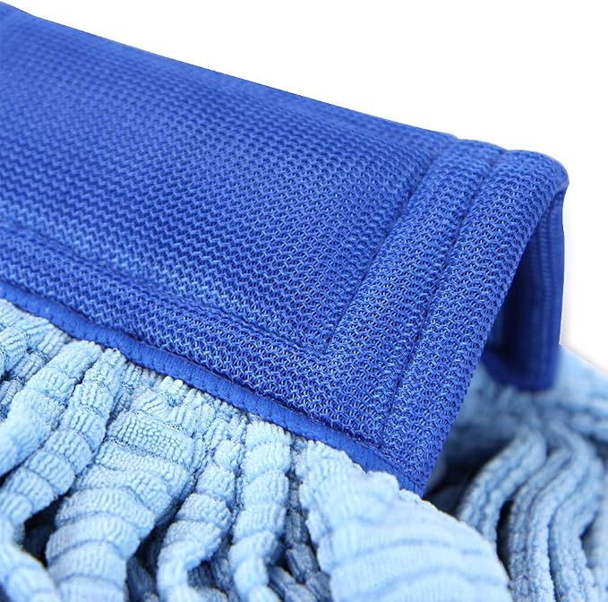 Arkwright Microfiber Tube Mop Head Replacement - (Bulk Case of 12) Heavy Duty, Lint Free, Super Absorbent & Bleach-Safe, Janitorial Essential for Commercial & Industrial Floor Cleaning, 21 oz, Blue