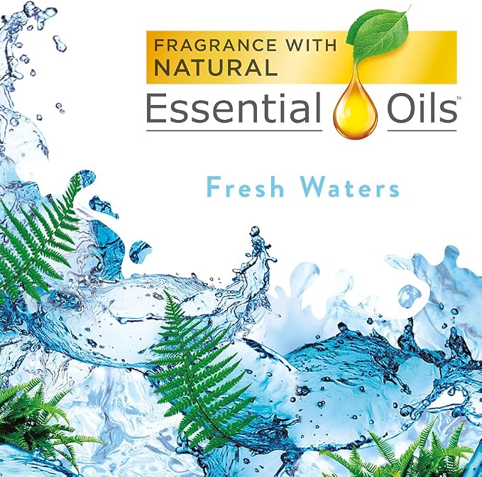 Air Wick Automatic Air Freshener Spray Refill, Pack of 6, Fresh Waters, Odor Neutralization, Essential Oils