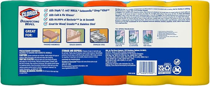 Clorox Disinfecting Wipes Variety Pack, 78 Count (Pack of 5)