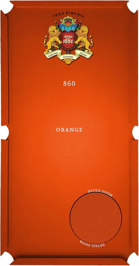 Simonis 860 Pool Table Cloth Replacement Kit for Tables Includes Precut Bed and Rail Cloth, Horsehair Brush, Spots, and Chalk (Multiple Colors)