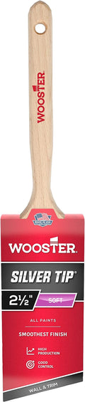 Wooster Brush 5221-2-1/2 Silver Tip Angle Sash Paintbrush, 2-1/2-Inch (Pack of 4)