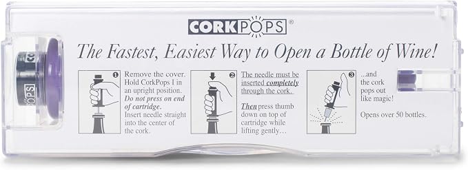 Cork Pops Lime Green 6.5 Inch Original Wine Bottle Opener