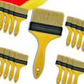 Not Chip Brush, Paint Brushes for Walls 4 inch 14 Pack, S.Chip Brush Never Lose Bristles - Small Package, 100% Plastic, for Paint, Glues, Stains and Completely Recyclable