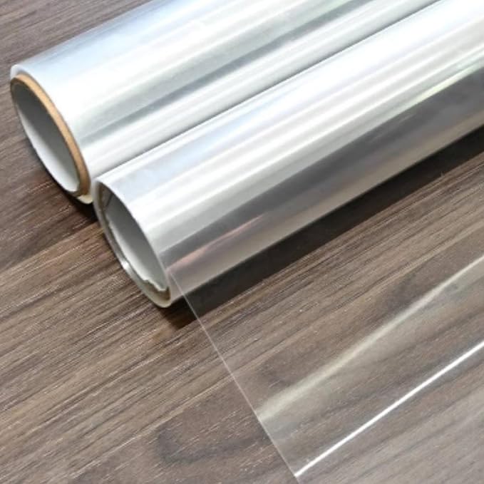 Electrostatic Wall Protective Film,Static Sticker,Waterproof Oil-Proof,Self-Adhesive Contact Paper,Peel and Stick Wallpaper,Splash Guard,for Smooth,Flat Walls (Clear,35×393in)