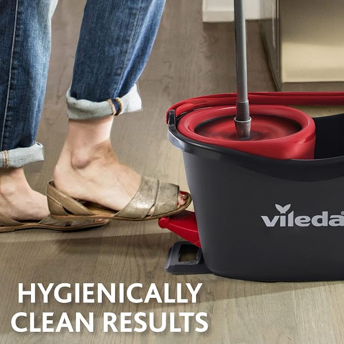 Vileda Easy Wring and Clean Turbo Microfibre Mop and Bucket Set
