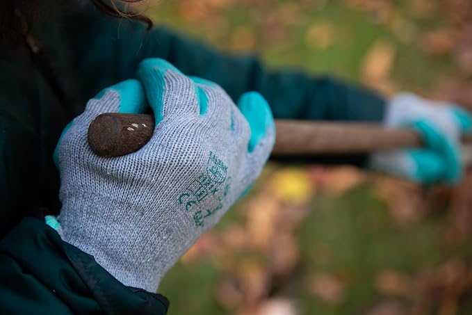 G & F Rubber Latex Double Coated Work Gloves for Construction, gardening gloves, heavy duty Cotton Blend