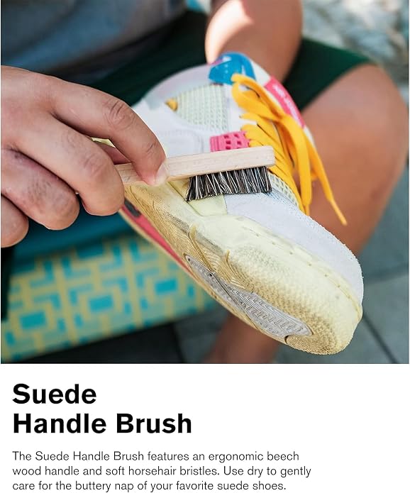 Jason Markk Quick Clean & Suede 4-Piece Cleaning Kit Bundle, Suede Brush & Stain Eraser, Ready-To-Use Foam & Delicates Brush, Safe for Leather, Suede, Nubuck, Cotton, Wool, Felt, Knits