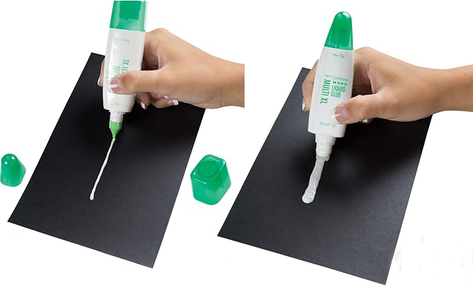 Tombow 52195 MONO Multi XL Liquid Glue, 1.76 Ounce Each, 10-Pack. Value Size, Multi-Purpose Glue with Dual Tip Dispenser.