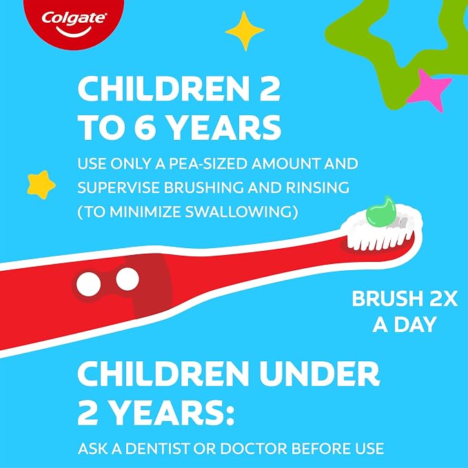 Colgate Kids Toothpaste with Anticavity Fluoride, Minions, ADA-Accepted Fluoride Toothpaste, 4.6 Ounce Tube, 4 Pack