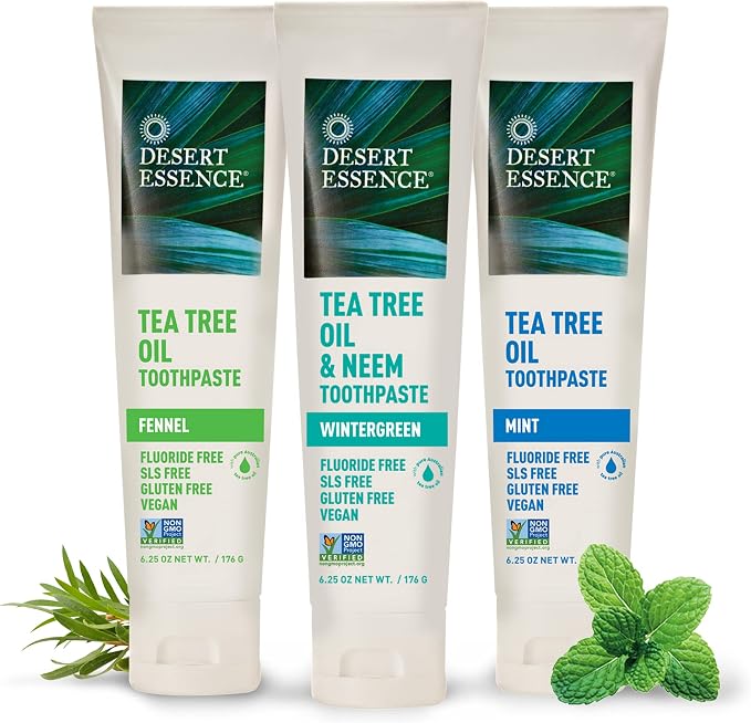 Tea Tree Oil & Neem Wintergreen Toothpaste (6pk)