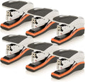Swingline Stapler, Half Strip Desktop Stapler, 40 Sheet Capacity, Low Force, Compact Size, Office, Desk, Optima 40, Orange/Silver/Black, 6 Pack (87842) (S7087842-CS)