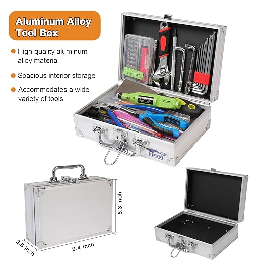 182Pcs 3D Printing Accessory Tools with Tool Box for 3D Printer Modeler Basic Tools Diverse 3D Print Nozzle Cleaning Kit Mini Rotary Tool for Remove/Trim and Finish 3D Print