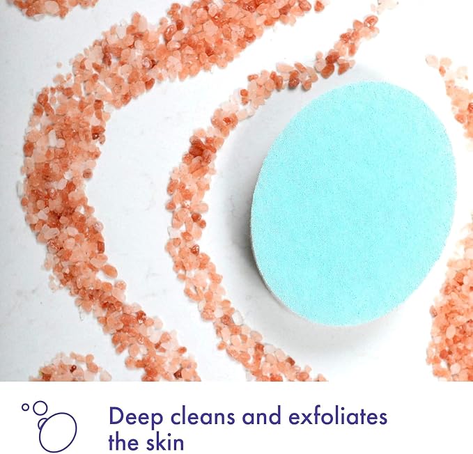 Buf-Puf Body Sponge, Bath Sponge, Dermatologist Developed, Cleanses Skin of Dirt, and Excess Oil, Reusable, Exfoliating, 6 Count