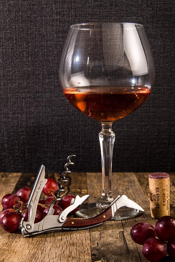 Laguiole Style de Vie Corkscrew, Bottle Opener with Foil Cutter, Rosewood