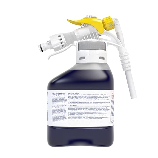 Diversey Glance NA Glass and Multi-Surface Cleaner, 1.5 L, 2/Carton | Streak Free, Ammonia Free, Quick Drying, Glass Cleaner, Mirrors, Chrome, Stainless Steel, Multi-Purpose Cleaner