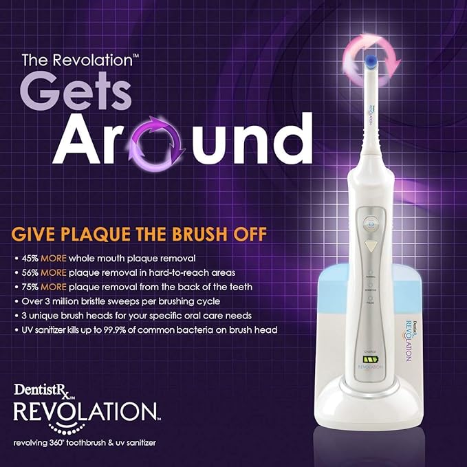 Revolation - Revolving 360 Toothbrush & UV Sanitizer