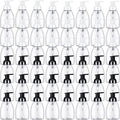 Nuenen 48 Pieces Foaming Soap Dispensers 8 oz Foaming Pump Bottle Plastic Hand Soap Dispenser with Pumps Empty Refillable Press Containers for Liquid Shampoo Bathroom Kitchen(White, Black)