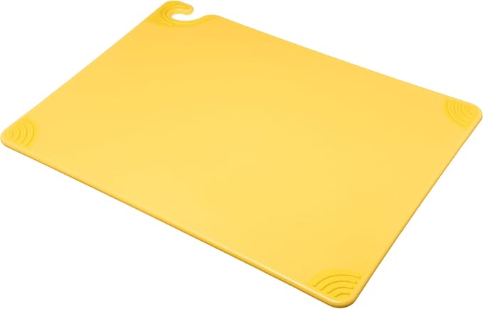 San Jamar Cutting Board,18x24 in,Yellow CBG182412YL - 1 Each