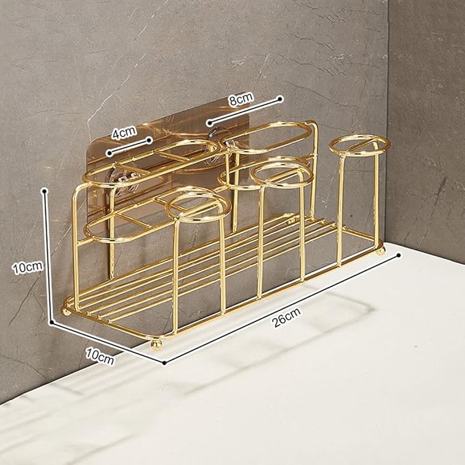 Toothbrush Rack Wall-Mounted Toothbrush Holder with Sink to Store Toothpaste, Toothbrush, Facial Cleanser, Bathroom Toothbrush Holder Bathroom Toothbrush Holder(C)