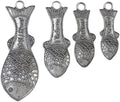 Crosby & Taylor Fish Pewter Measuring Spoons