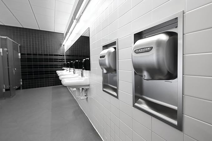 XLERATOR Recess Kit, ADA-Compliant, Compatible with Excel Dryer and XLERATOReco Hand Dryers, Retrofit Paper Towel Dispenser to a Hand Dryer