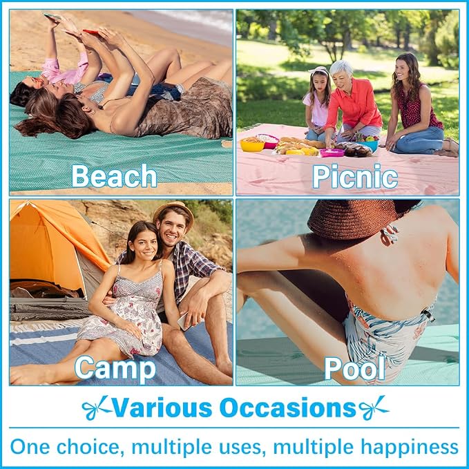 Vikumond Turkish Beach Towel Blanket Oversized 88x82 Inch Quick Dry Yellow | Lightweight Compact Portable Sand Free Absorbent Boho Woven Throw for Pool Swimming Picnic Camping Cruise Outdoor Essentials