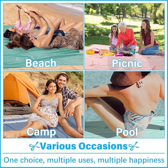 Vikumond Turkish Beach Towel Blanket Oversized 88x82 Inch Quick Dry Coral | Lightweight Compact Portable Sand Free Absorbent Boho Woven Throw for Pool Swimming Picnic Camping Cruise Outdoor Essentials
