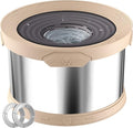 UPSKY 10L Dog Water Bowl No Spill Stainless Steel for Slow Drinking Beige | Large Capacity, Spill-proof, Non-slip Design, Durable, For Large Dogs, Messy Drinkers & Multi-pet Homes, Outdoor / Indoor