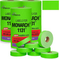 Pricing Labels for Monarch 1131 Fluorescent Green - 60,000 Labels w/ 24 Rolls Value Pack, 3 Sleeves - Made in USA