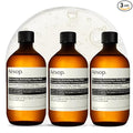 Aesop Resurrection Aromatique Hydrating Hand Wash Refill | Gentle Non-Drying Soap with Mandarin Rind, Rosemary & Lavender | Moisturizing Kitchen & Bathroom Soap | 16.9 oz (Pack of 3)