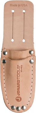 Jonard Tools H-40 Compact Leather Two Pocket Tool Pouch