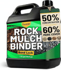 Teexpert Rock Glue for Landscaping: 170OZ Water-Based Formula Mulch Binder for Rocks & Mulch Gravel Pebbles, 100% Permeable Safe for Kids Plants Pets Fast-Drying Easy to Use for Holds 12 Months