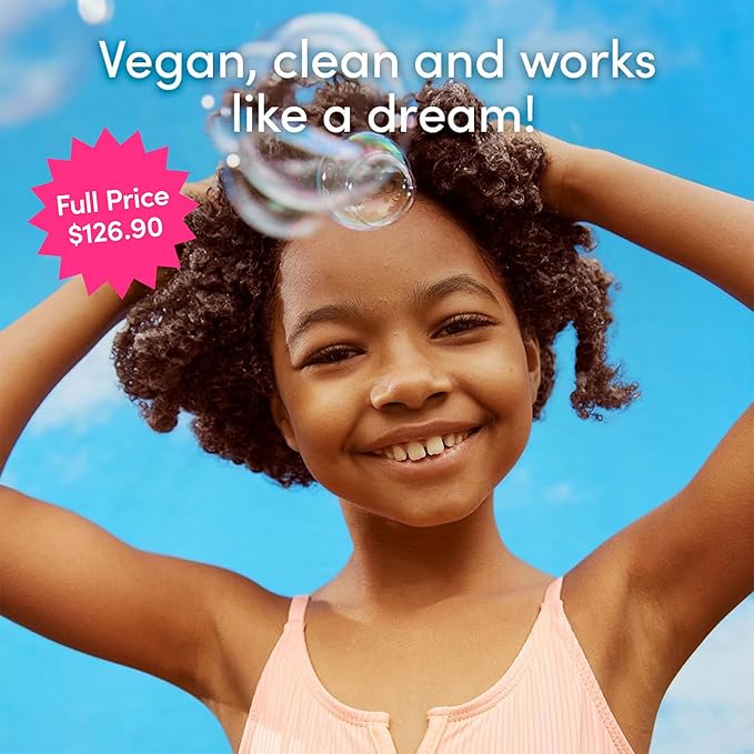 Evereden Kids Haircare Set (Refill): Hair Detangling Shampoo & Conditioner for Children Ages 3+, Plant Protein Peptides & Argan Oil, Vegan, Free from Sulfate, Paraben, Phthalate & Petrolatum
