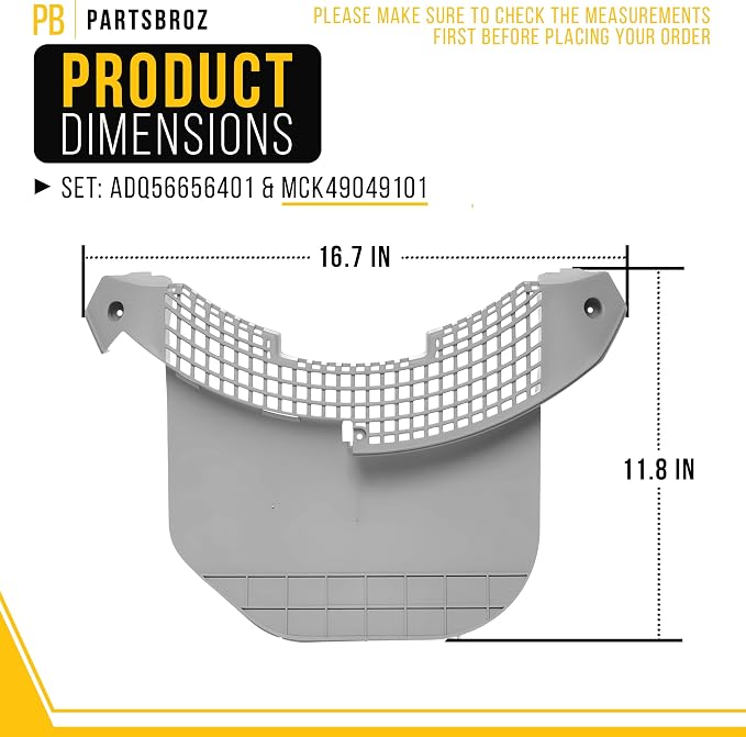 Dryer Lint Filter & Screen Housing for Kenmore 796.81472210