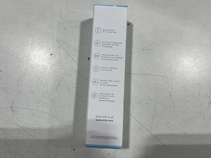 Opalescence Opal Whitening Toothpaste 4.7oz - Mint - 12 Pack - 5760-12 | Original Formula Oral Care Whitening Toothpaste With Fluoride for Daily Use, Surface Stain Removal and Enamel Strength