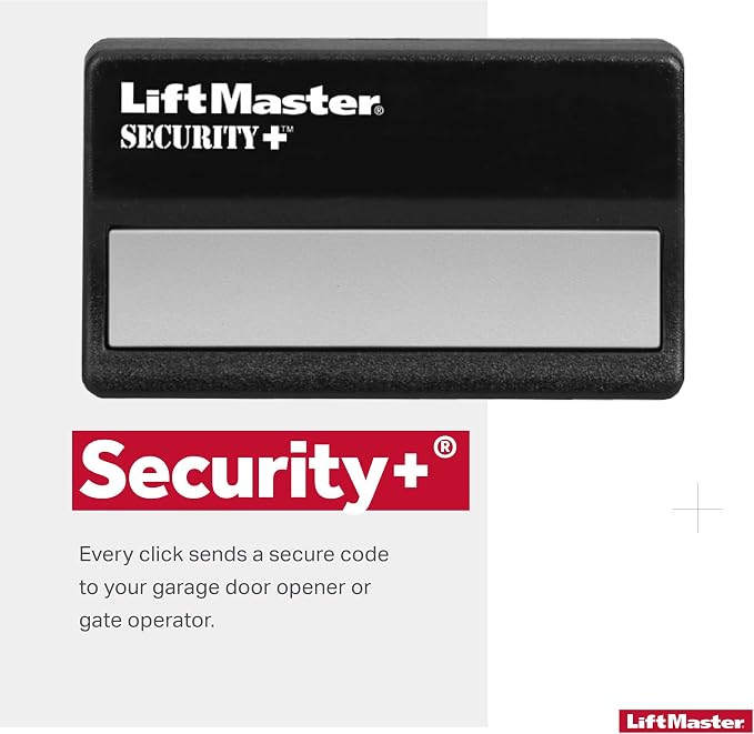 LiftMaster 971LM Security+ 1-Button Garage Door Opener Remote Control with Visor Clip - Pack of 2