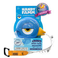 Handy Famm Kids Tape Measure – 8ft Blue Bird Retractable Measuring Tape with Level & Protractor, STEM Montessori Tool, Toddler Safe, Gift for Boys & Girls Ages 3+