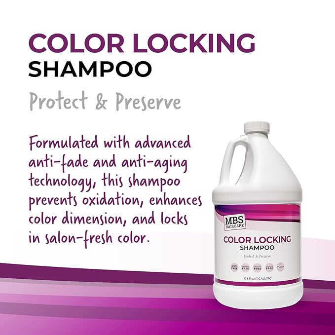 Color Locking Shampoo - Sodium Chloride Free, Paraben Free, Vegan
