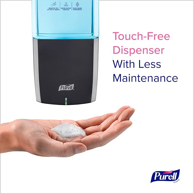 Purell ES10 Hand Soap Kit, Auto Dispenser + 1200 mL Foam Refill - 8372-1G