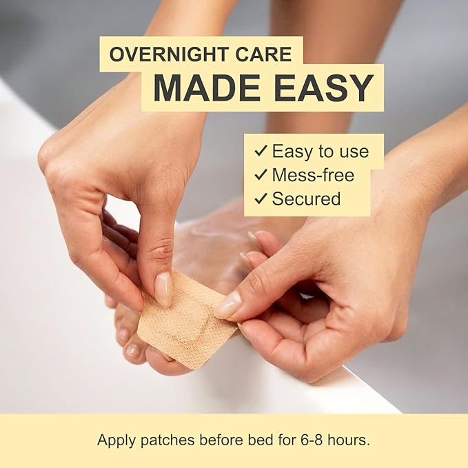Kerasal Nighttime Renewal Fungal Nail Patches - 14 Patch - Overnight Repair for Nail Fungus Damage, 8-Hour Treatment Restores Healthy Appearance (Packaging May Vary)