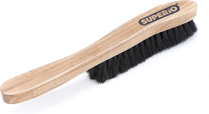 Hat Brush Horsehair Felt Hat Cleaner, Horse Hair Brush for Baseball Cap, Cowboy Hats, Shoes, and Clothes Brush, Soft Bristles Wooden Cleaning Brush, Durable Dust and Lint Remover, 6 Pack - Superio