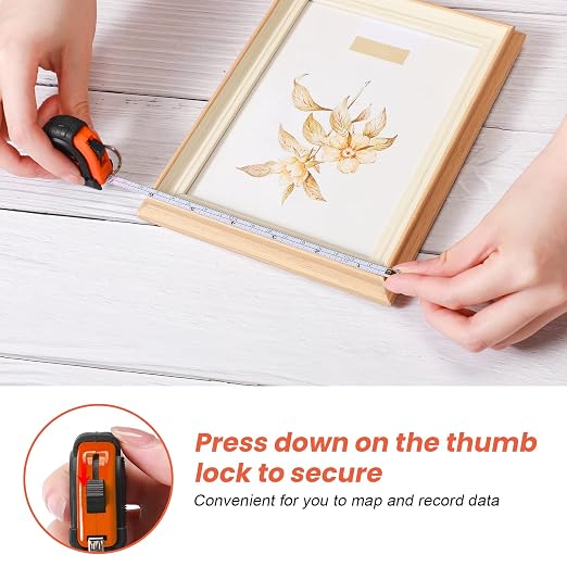 Xuhal 50 Pcs Mini Measuring Tape Keychains Small Measuring Tape Bulk Set 3ft Retractable Measurement with Pause Buttons for Engineer Crafter, Autowind and Lock(Orange)